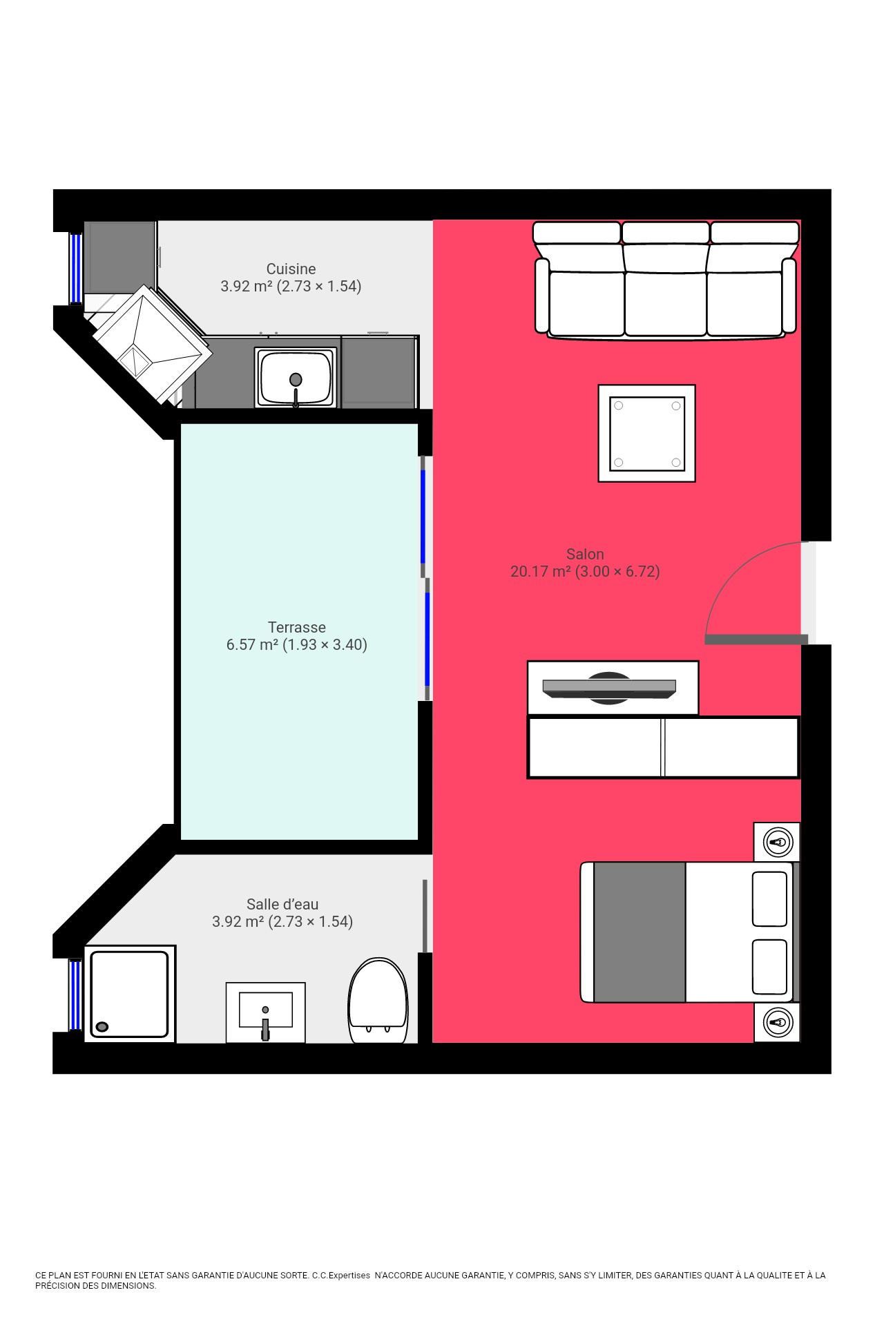Studio à Vendre - Ducos — Ducos